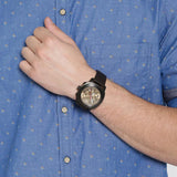  Shop Authentic Emporio Armani Delta Chronograph Brown Dial Brown Leather Strap Dial Watch For Men - AR6055 - Luxxuri