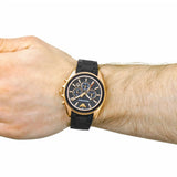  Shop Authentic Emporio Armani Sigma Chronograph Black Dial Black SIlicon Strap Watch For Men - AR6066 - Luxxuri