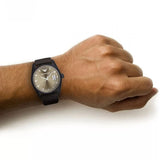  Shop Authentic Emporio Armani Sportivo Chronograph Beige Dial Brown Leather Strap Watch For Men - AR6081 - Luxxuri