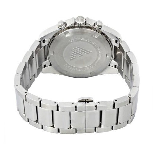  Shop Authentic Emporio Armani Sigma Chronograph Black Dial Silver Steel Strap Watch For Men - AR6098 - Luxxuri