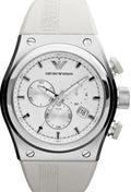  Shop Authentic Emporio Armani Sportivo Analog Quartz White Dial White Rubber Strap Watch For Men - AR6103 - Luxxuri