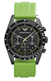 Shop Authentic Emporio Armani Sports Analog Black Dial Green Rubber Strap Watch For Men - AR6115 - Luxxuri