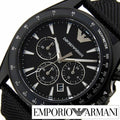  Shop Authentic Emporio Armani Sigma Chronograph Black Dial Black Leather Strap Watch For Men - AR6131 - Luxxuri