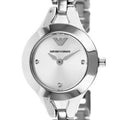  Shop Authentic Emporio Armani Quartz Silver Dial Silver Steel Strap Watch For Women - AR7361 - Luxxuri