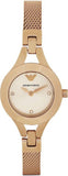  Shop Authentic Emporio Armani Chiara Silver Dial Rose Gold Steel Strap Watch For Women - AR7362 - Luxxuri