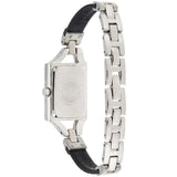  Shop Authentic Emporio Armani Chiara Analog Silver Dial Black Leather Strap Watch For Women - AR7372 - Luxxuri