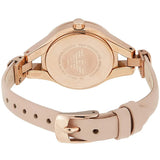  Shop Authentic Emporio Armani Chiara Quartz Crystals White Dial Rose Gold Leather Strap Watch For Women - AR7437 - Luxxuri