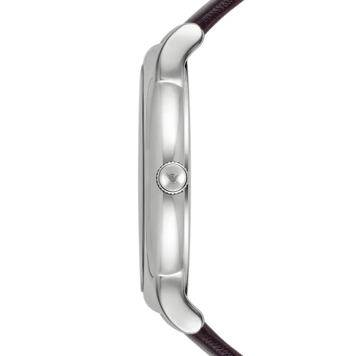  Shop Authentic Emporio Armani Kappa Quartz Black Dial Brown Leather Strap Watch For Men - AR80008 - Luxxuri