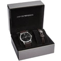  Shop Authentic Emporio Armani Kappa Quartz Black Dial Brown Leather Strap Watch For Men - AR80008 - Luxxuri