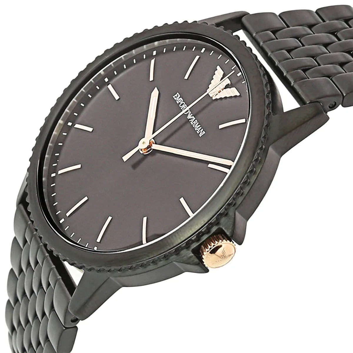 Shop Authentic Emporio Armani Interchangeable Black Dial Black Steel Strap Watch For Men - AR80021 - Luxxuri