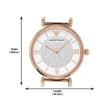  Shop Authentic Emporio Armani Gianni T Bar Quartz White Dial Two Tone Steel Strap Watch For Women - AR80035 - Luxxuri