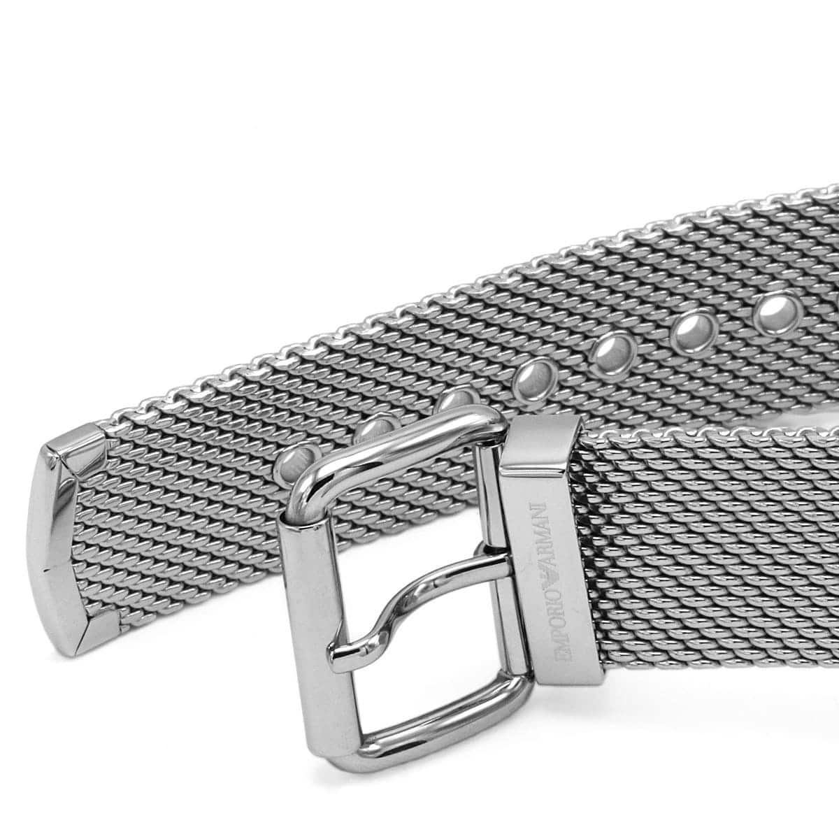  Shop Authentic Emporio Armani Luigi Chronograph Blue Dial Silver Mesh Bracelet Watch For Men - AR80038 - Luxxuri