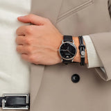 Shop Authentic Emporio Armani Classic Quartz Black Dial Black Leather Strap Watch For Men - AR1692 - Luxxuri