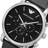  Shop Authentic Emporio Armani Dress Analog Black Dial Black Leather Strap Watch For Men - AR8029 - Luxxuri