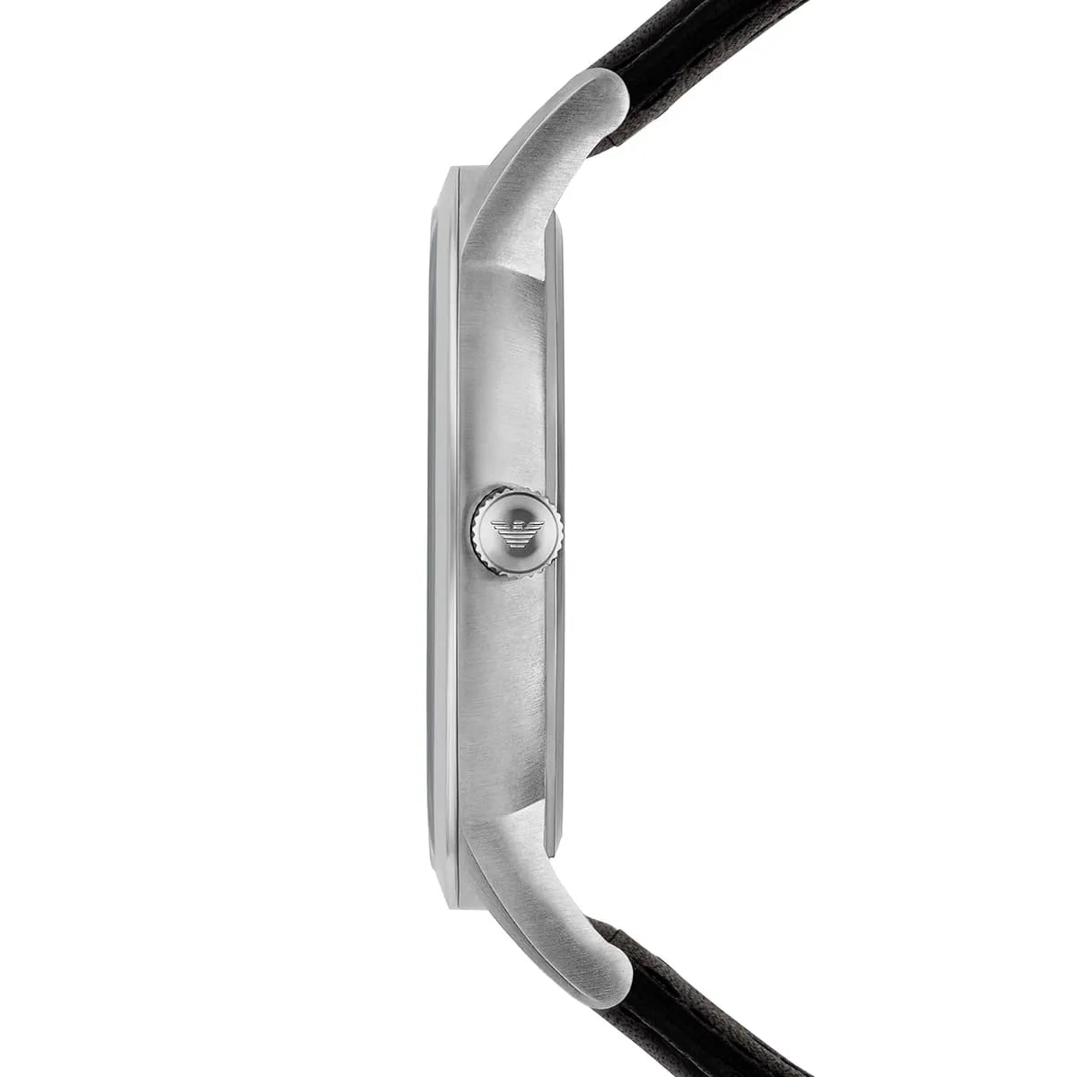  Shop Authentic Emporio Armani Renato Analog Black Dial Black Leather Strap Watch For Men - AR8035 - Luxxuri