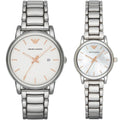  Shop Authentic Emporio Armani Quartz White Dial Silver Steel Strap Watch For Men - AR90000 - Luxxuri