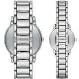  Shop Authentic Emporio Armani Quartz White Dial Silver Steel Strap Watch For Men - AR90000 - Luxxuri
