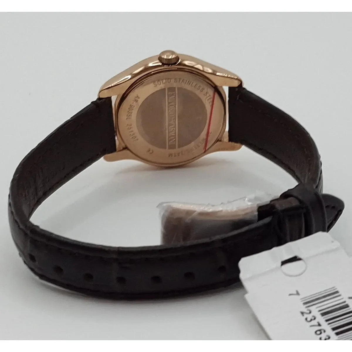  Shop Authentic Emporio Armani Classic White Dial Brown Leather Strap Watch For Men - AR9035 - Luxxuri