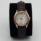  Shop Authentic Emporio Armani Classic White Dial Brown Leather Strap Watch For Men - AR9035 - Luxxuri