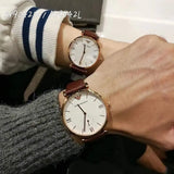  Shop Authentic Emporio Armani Analog White Dial Brown Leather Strap Watch For Men - AR9042 - Luxxuri