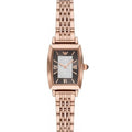  Shop Authentic Emporio Armani Gianni T-Bar Analog Crystal Brown Dial Rose Gold Steel Strap Watch For Women - AR11407 - Luxxuri