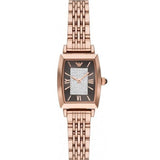  Shop Authentic Emporio Armani Gianni T-Bar Analog Crystal Brown Dial Rose Gold Steel Strap Watch For Women - AR11407 - Luxxuri