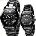  Shop Authentic Emporio Armani Valente Chronograph Black Dial Black Ceramic Strap Watch For Men - AR1400 - Luxxuri