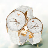  Shop Authentic Emporio Armani Sportivo White Dial White Rubber Strap Watch For Men - AR5919 - Luxxuri