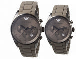  Shop Authentic Emporio Armani Sportivo Chronograph Brown Dial Brown Steel Strap Watch For Men - AR5950 - Luxxuri