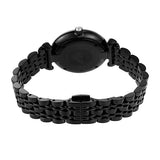  Shop Authentic Emporio Armani Gianni T-Bar Quartz Black Mother of Pearl Dial Black Steel Strap Watch For Women - AR11268 - Luxxuri