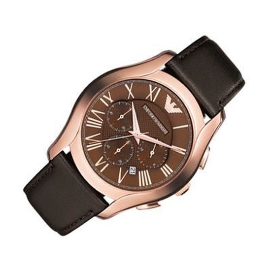  Shop Authentic Emporio Armani Chronograph Brown Dial Brown Leather Strap Watch For Men - AR1701 - Luxxuri