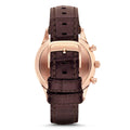  Shop Authentic Emporio Armani Classic Chronograph Burgundy Dial Brown Leather Strap Watch For Men - AR1890 - Luxxuri