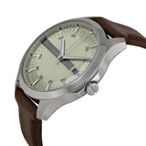  Shop Authentic Armani Exchange Whitman Silver Dial Brown Leather Strap Watch For Men - AX2100 - Luxxuri