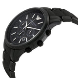  Shop Authentic Emporio Armani Ceramica Chronograph Black Dial Black Steel Strap Watch For Men - AR1451 - Luxxuri