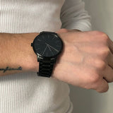  Shop Authentic Armani Exchange Cayde Analog Black Dial Black Steel Strap Watch For Men - AX2701 - Luxxuri