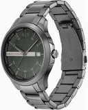  Shop Authentic Armani Exchange Hampton Chronograph Grey Dial Grey Steel Strap Watch For Men - AX2135 - Luxxuri