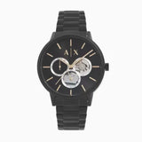  Shop Authentic Armani Exchange Cayde Chronograph Black Dial Black Steel Strap Watch for Men - AX2748 - Luxxuri
