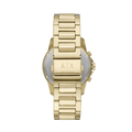  Shop Authentic Armani Exchange Banks Chronograph Black Dial Gold Steel Strap Watch For Men - AX1721 - Luxxuri