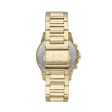  Shop Authentic Armani Exchange Banks Chronograph Black Dial Gold Steel Strap Watch For Men - AX1721 - Luxxuri