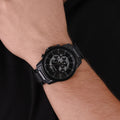  Shop Authentic Armani Exchange Banks Chronograph Black Dial Black Steel Strap Watch For Men - AX1722 - Luxxuri