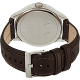  Shop Authentic Armani Exchange Whitman Silver Dial Brown Leather Strap Watch For Men - AX2100 - Luxxuri