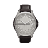 Shop Authentic Armani Exchange Whitman Silver Dial Brown Leather Strap Watch For Men - AX2100 - Luxxuri