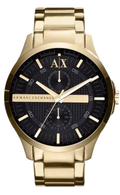  Shop Authentic Armani Exchange Hampton Chronograph Black Dial Gold Steel Strap Watch For Men - AX2122 - Luxxuri