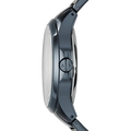 Armani Exchange Hampton Skeleton Grey Dial Blue Steel Strap Watch For Men - AX2401