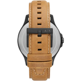  Shop Authentic Armani Exchange Hampton Chronograph Green Dial Brown Leather Strap Watch For Men - AX2412 - Luxxuri