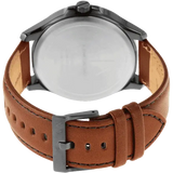  Shop Authentic Armani Exchange Hampton Chronograph Grey Dial Brown Leather Strap Watch For Men - AX2414 - Luxxuri