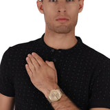  Shop Authentic Armani Exchange Hampton Chronograph Gold Dial Gold Steel Strap Watch For Men - AX2415 - Luxxuri