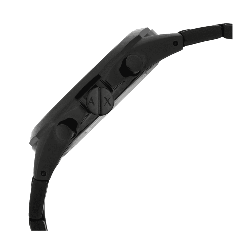  Shop Authentic Armani Exchange Drexler Chronograph Black Dial Black Steel Strap Watch For Men - AX2639 - Luxxuri