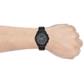  Shop Authentic Armani Exchange Drexler Chronograph Black Dial Black Steel Strap Watch For Men - AX2639 - Luxxuri