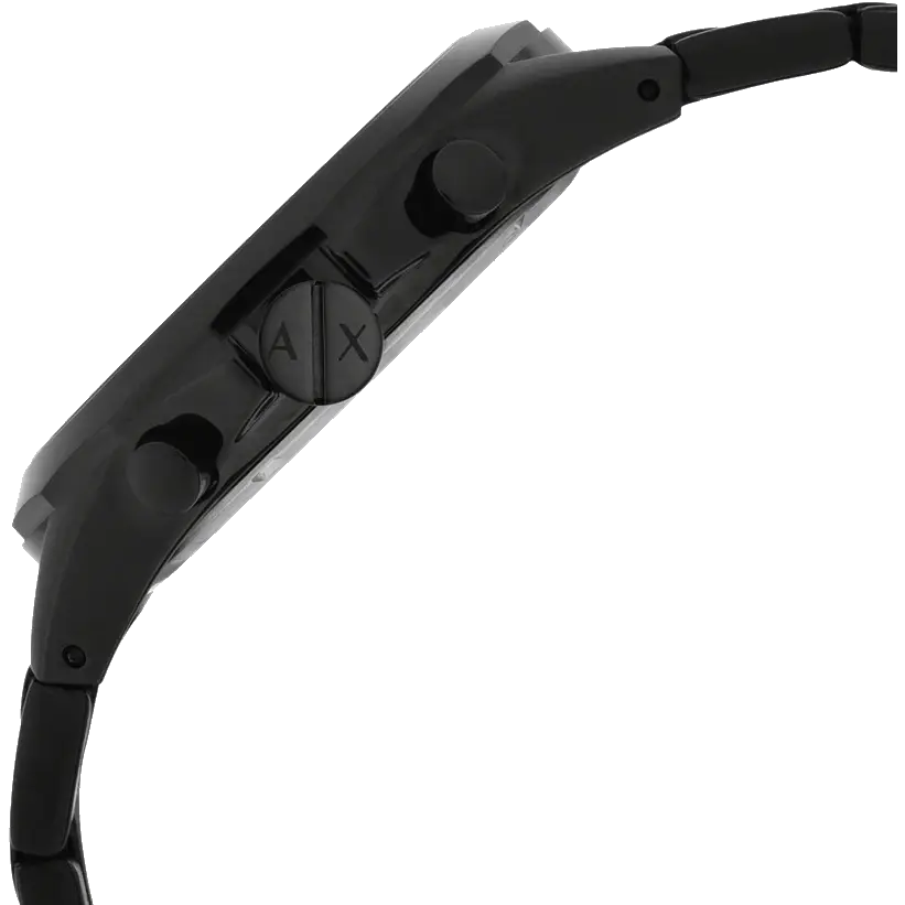  Shop Authentic Armani Exchange Drexler Chronograph Black Dial Black Steel Strap Watch For Men - AX2639 - Luxxuri